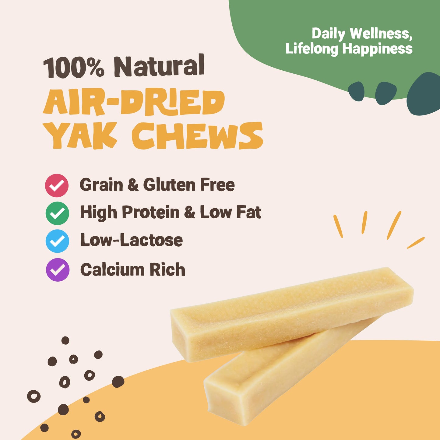 Himalayan Yak Chews Medium 3pcs