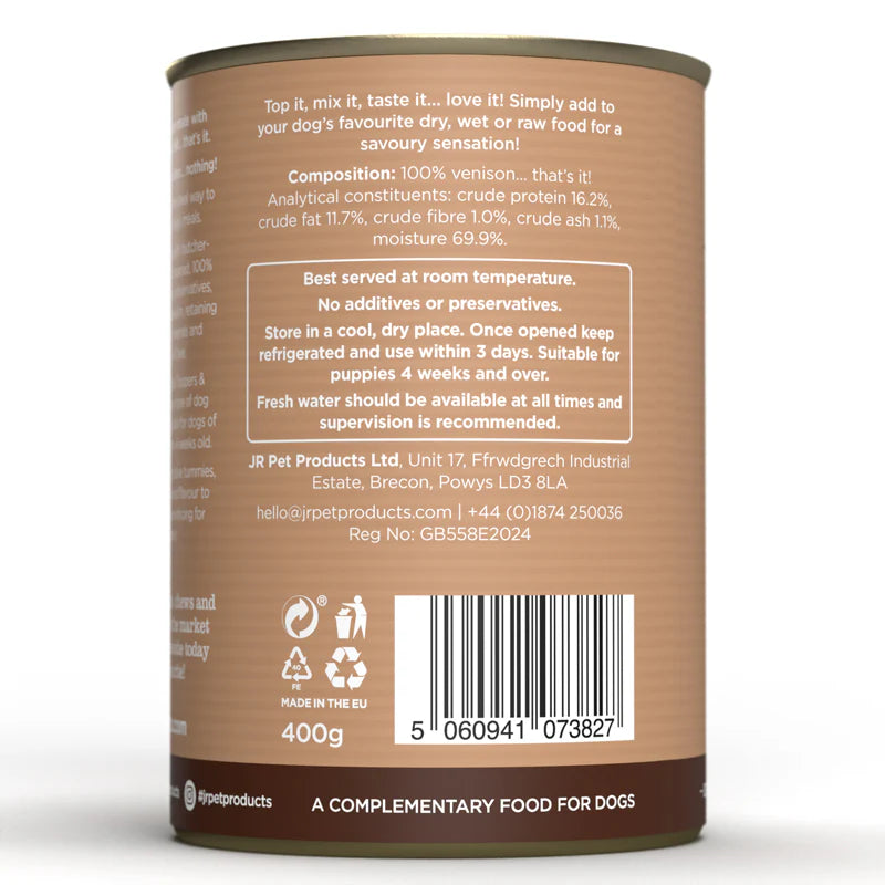 英國純鹿肉伴食罐頭 400g