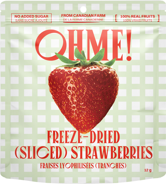 Freeze Dried Strawberries (Sliced) 12g