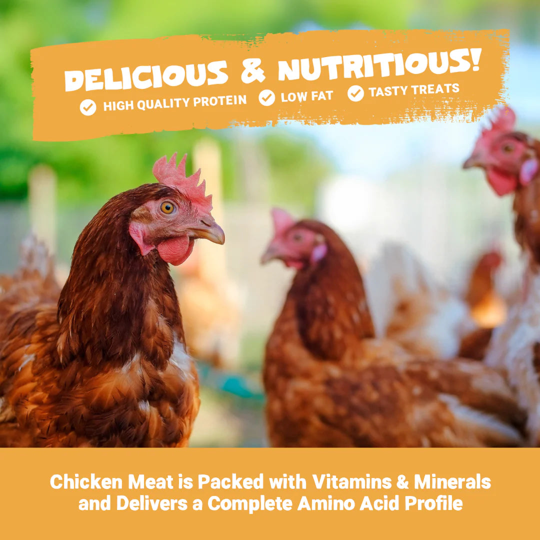 100% Natural Chicken Meat Strips 100g