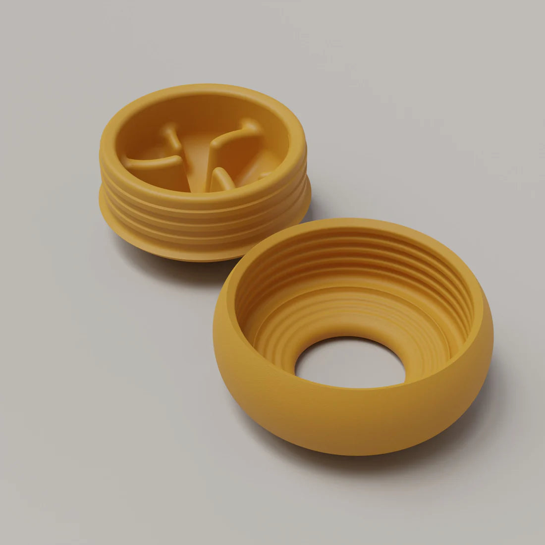 Pebble漏食玩具 (黃)