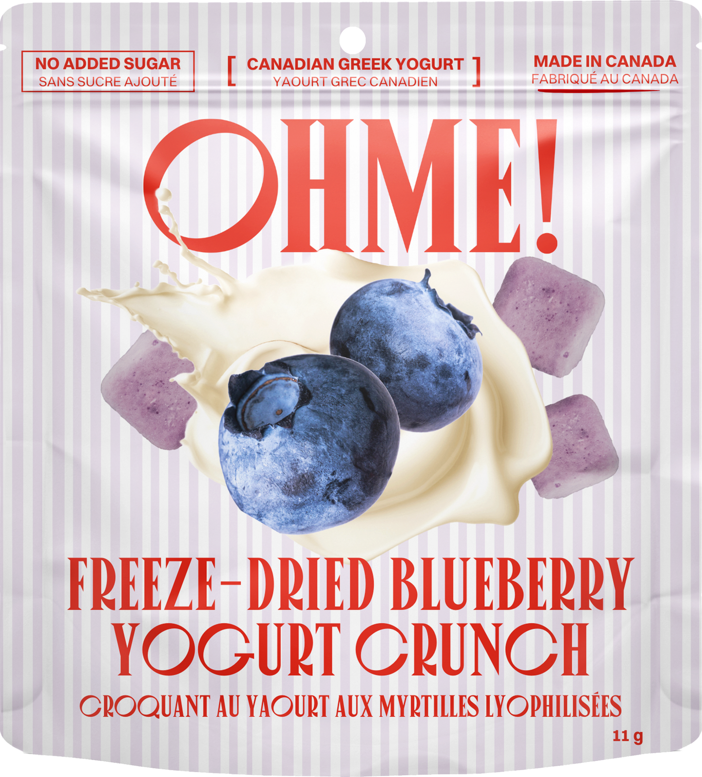 Freeze Dried Blueberry Yogurt Crunch 11g