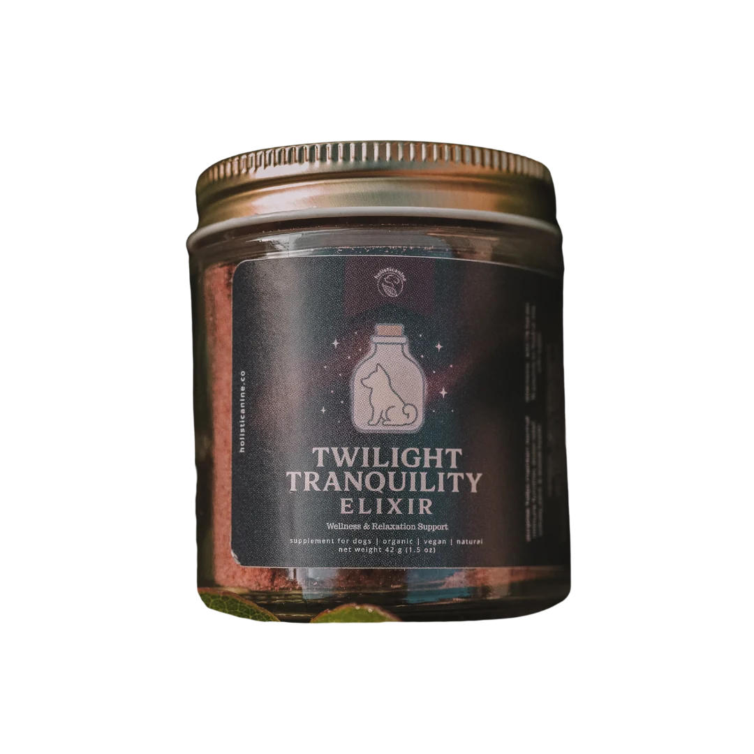 Holisticanine Organic Twilight Tranquility Elixir Supplement | Wellness & Relaxation Support