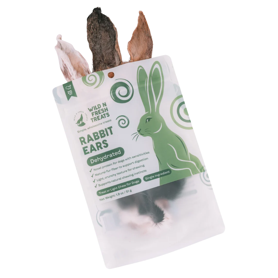 Dehydrated Rabbit Ears 6pcs