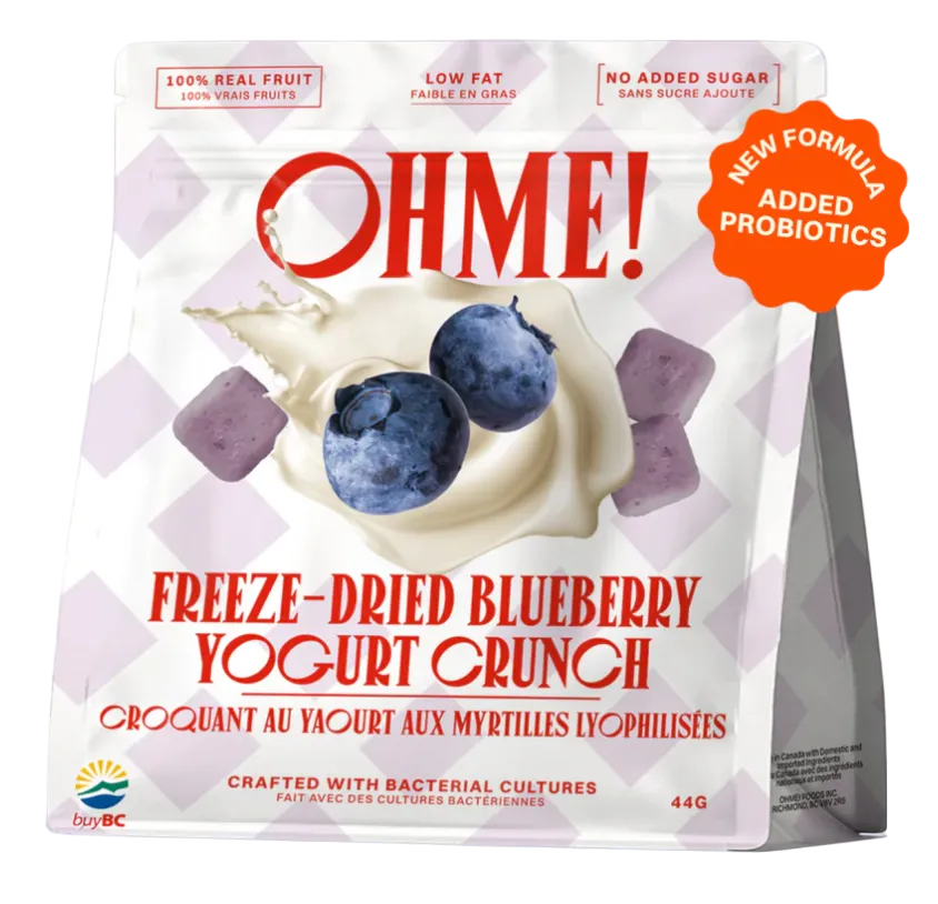 *ADDED PROBIOTICS * Freeze Dried Blueberry Yogurt Crunch 44g