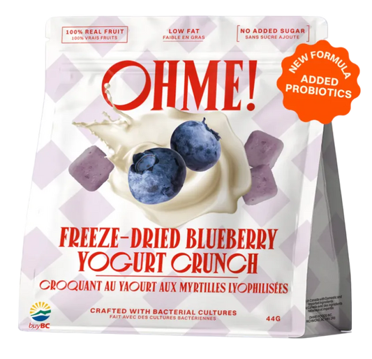 *ADDED PROBIOTICS * Freeze Dried Blueberry Yogurt Crunch 44g