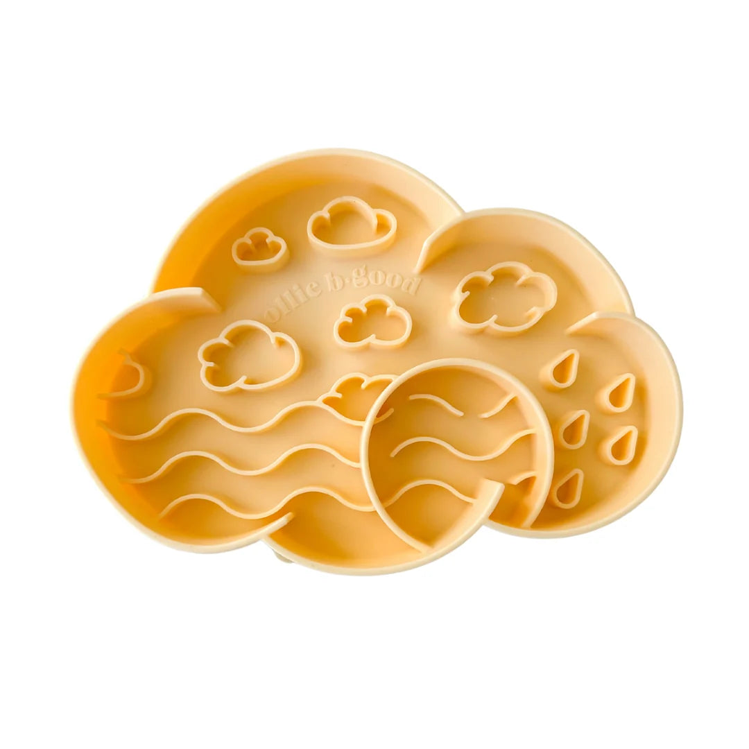 Cloud slow feeder bowl | clementine