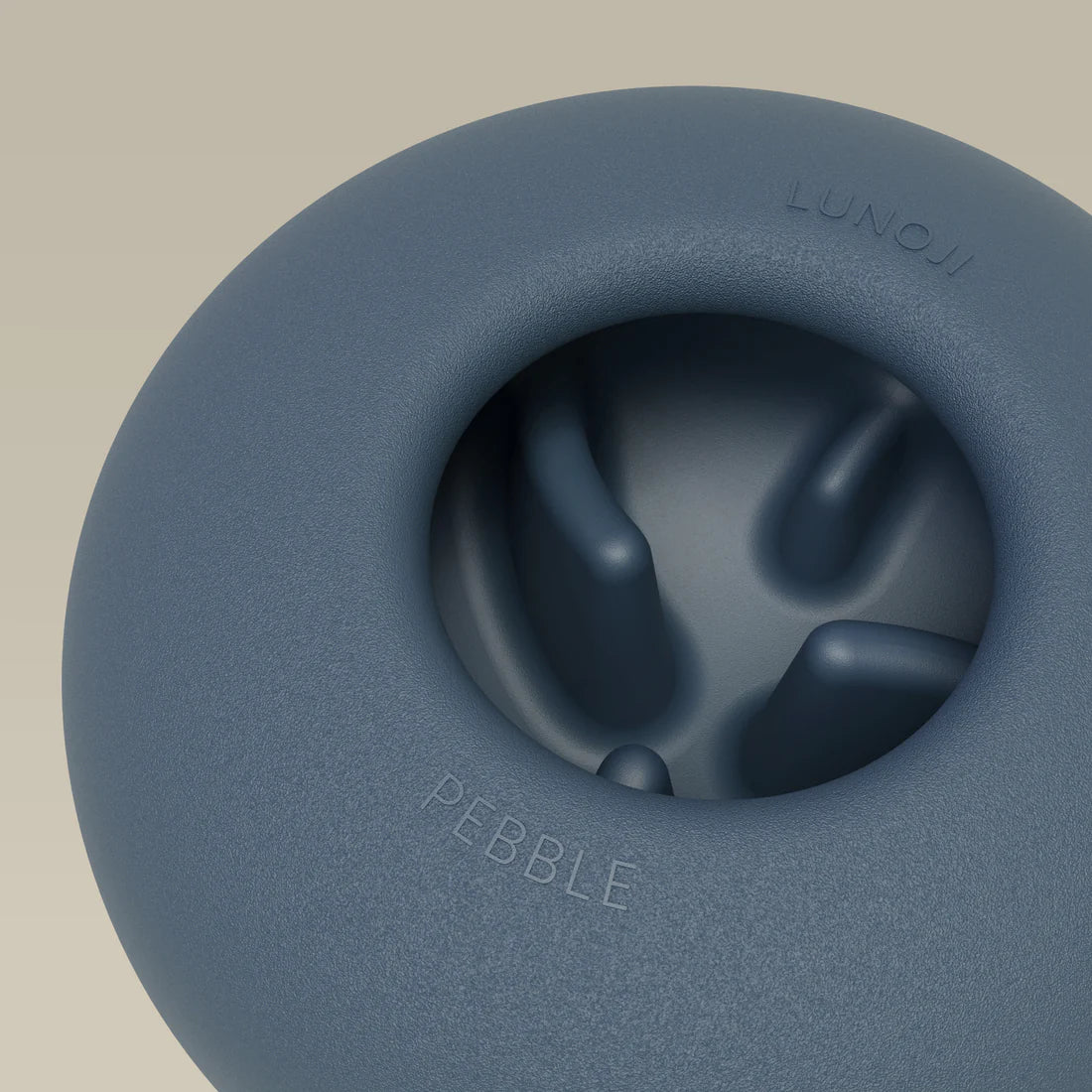 Pebble漏食玩具 (藍)