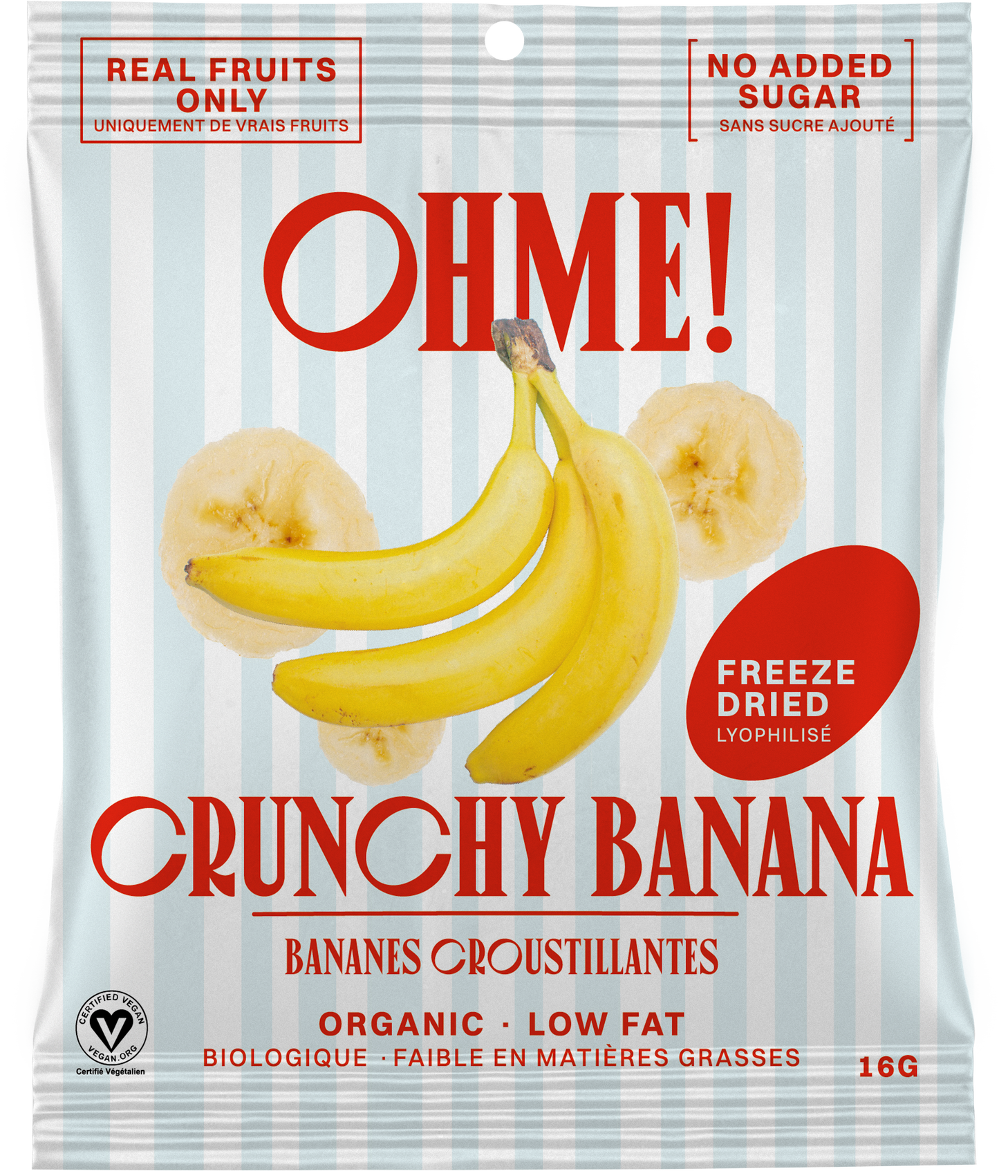 Organic Crunchy Banana 16g
