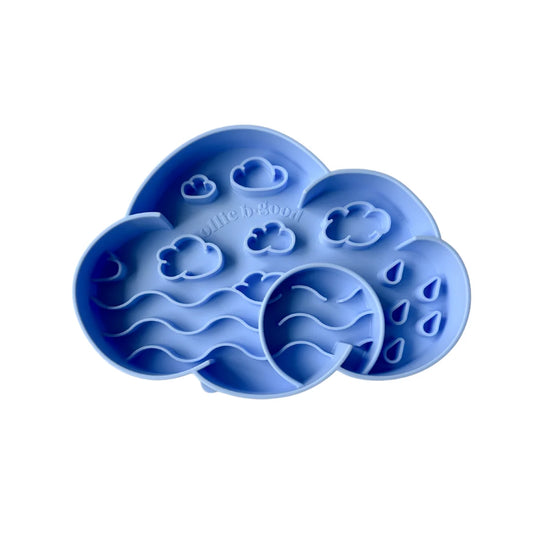 Cloud slow feeder bowl | butterfly pea