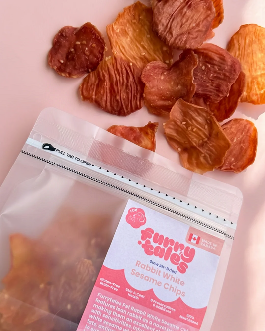 Rabbit white sesame chips 50g