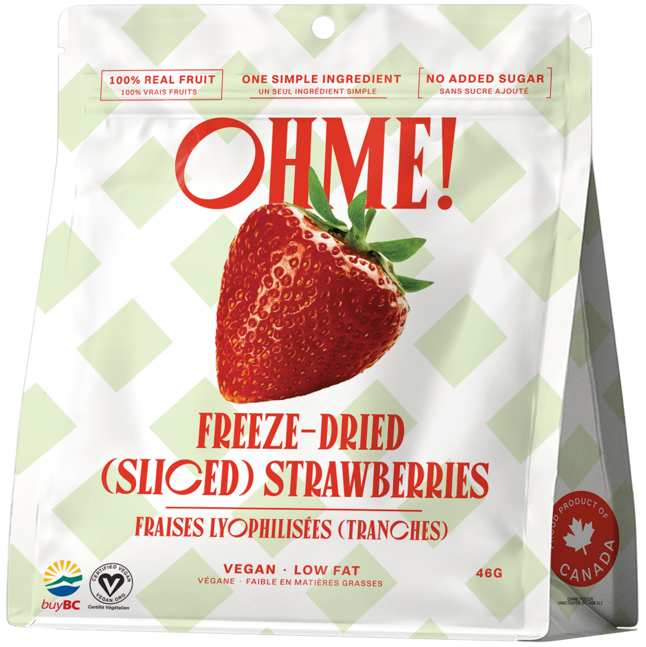 Freeze Dried Strawberries (Sliced) 46g