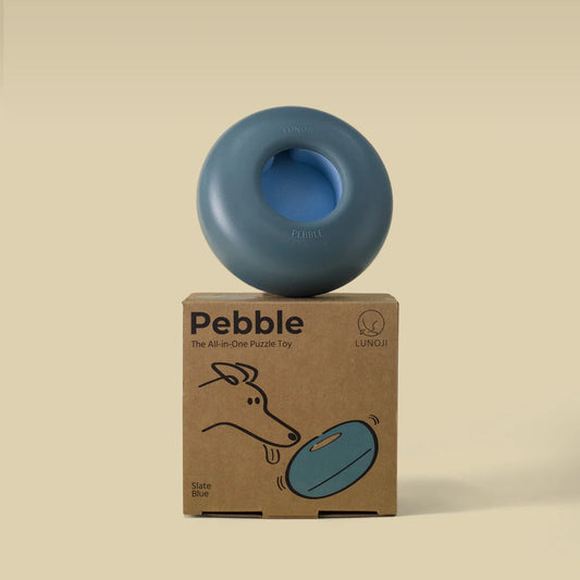 Pebble漏食玩具 (藍)
