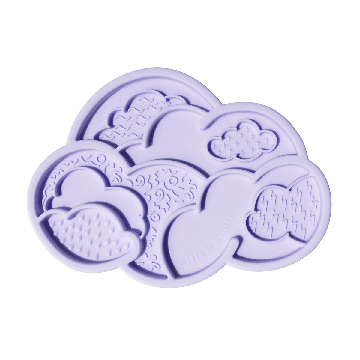 Cloud nine lick mat & lid | viola