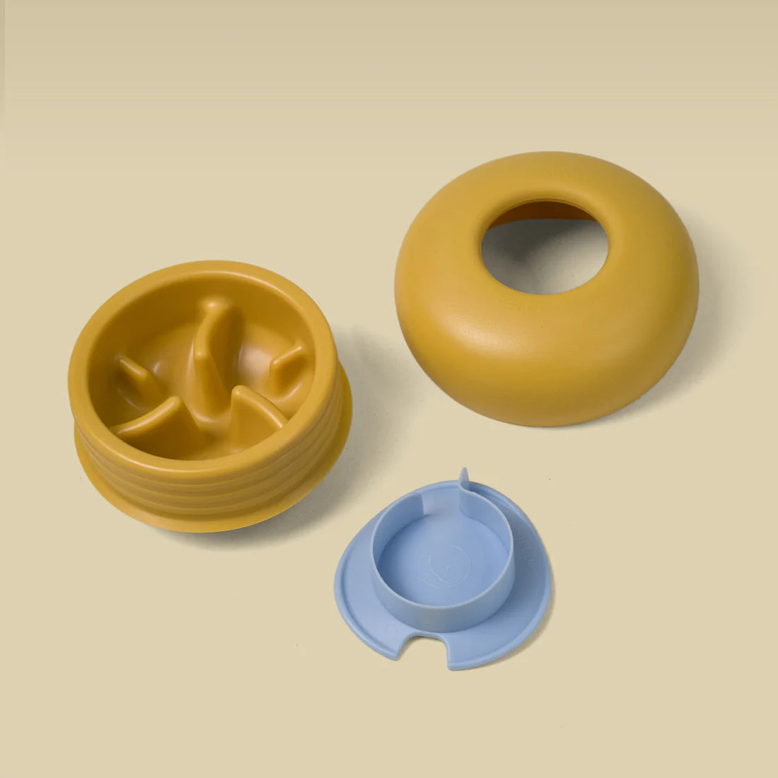 Pebble漏食玩具 (黃)