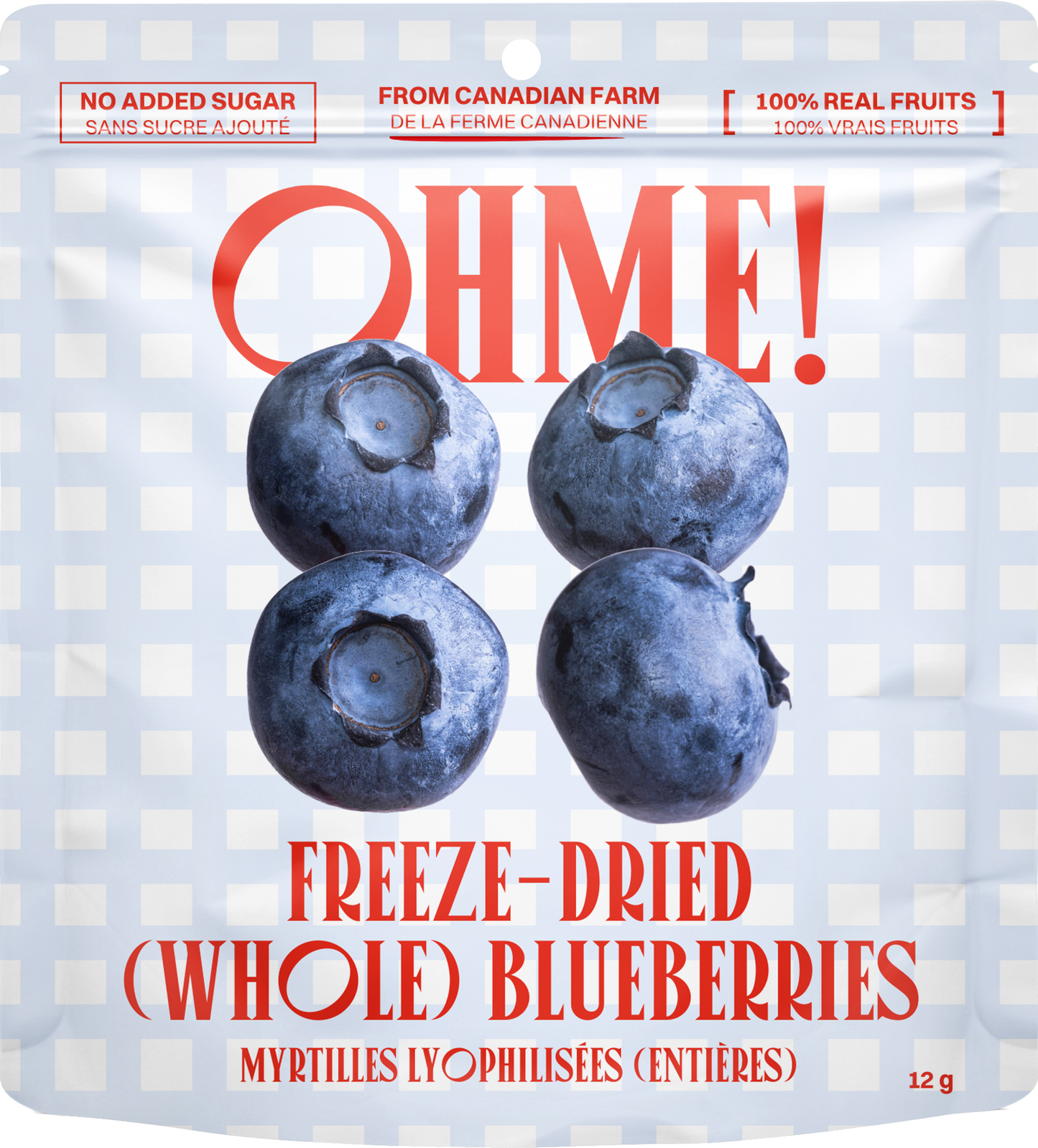 Freeze Dried Blueberries (Whole) 12g
