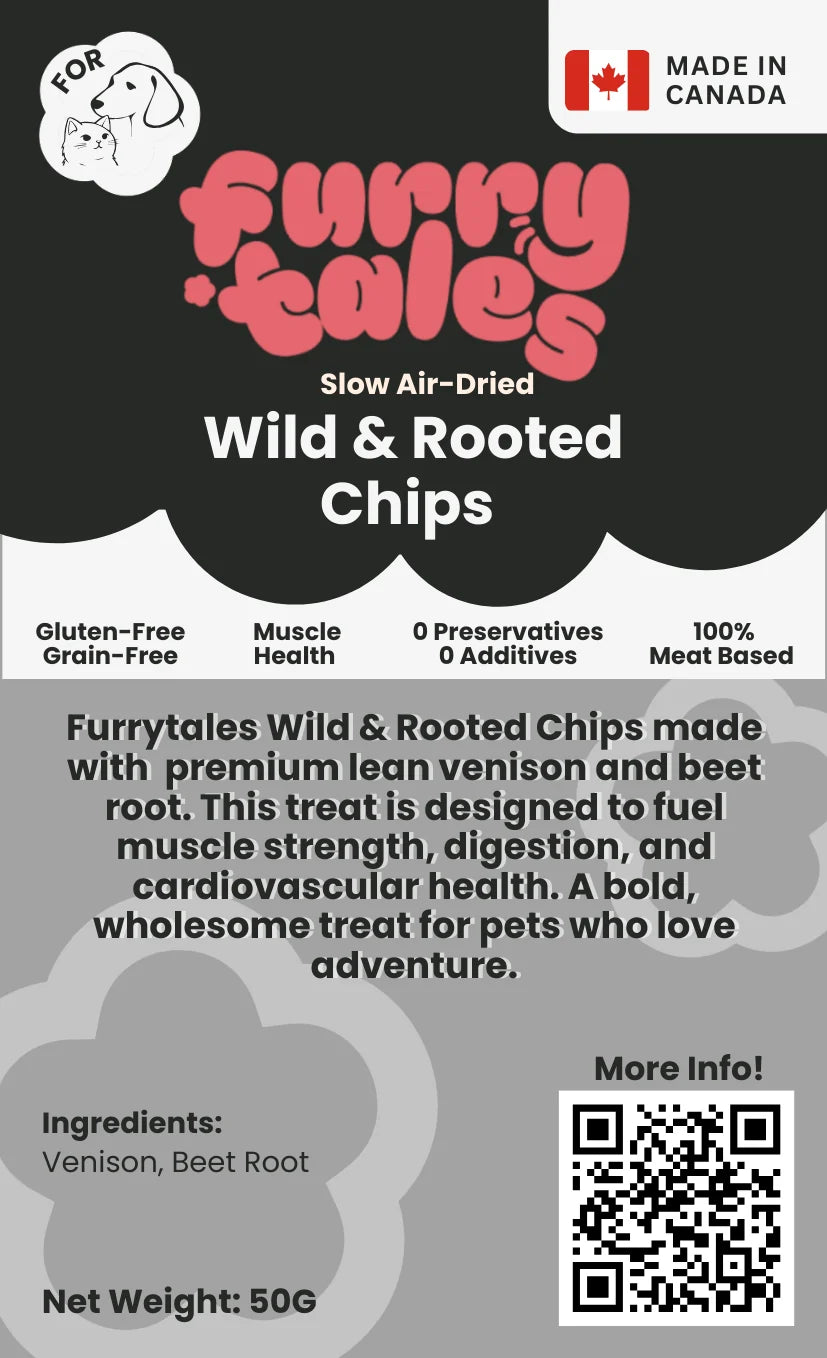 Venison beet root chips 50g