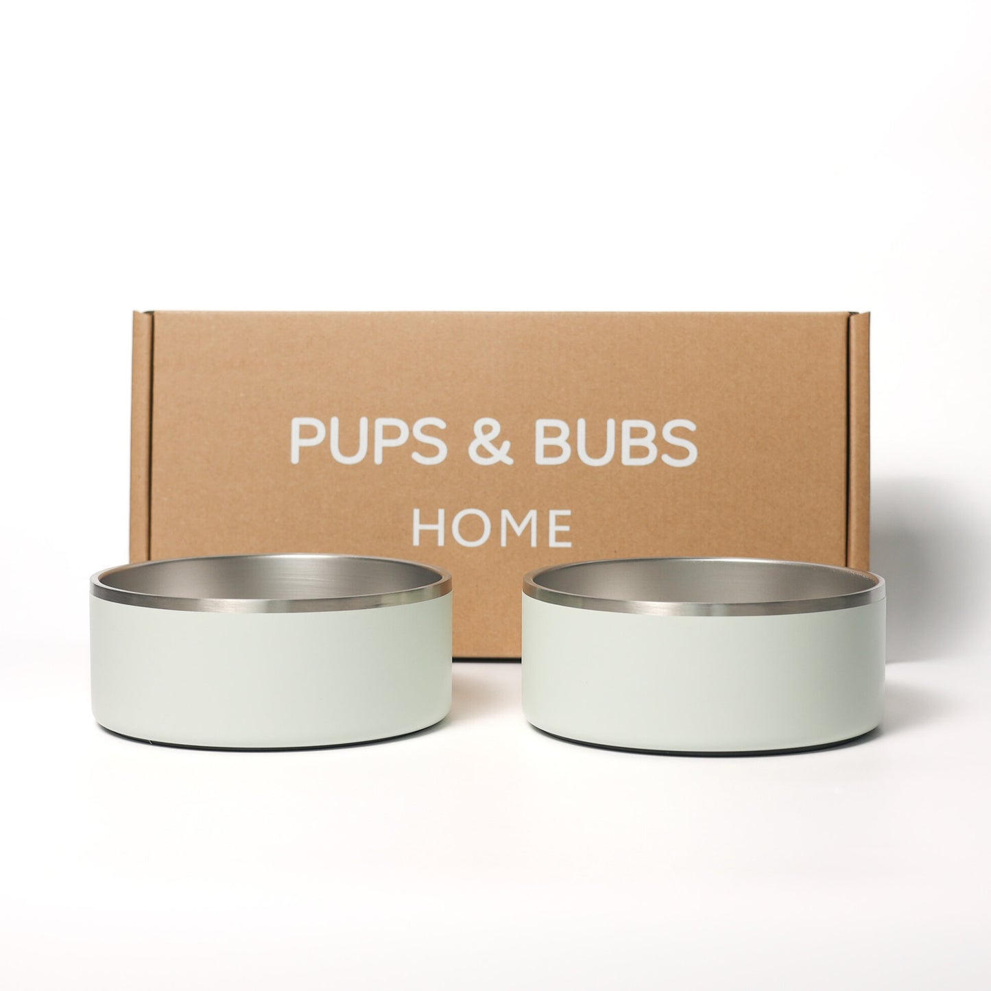 Pups & Bubs抹茶不鏽鋼碗拼圖餐墊套裝（預購）