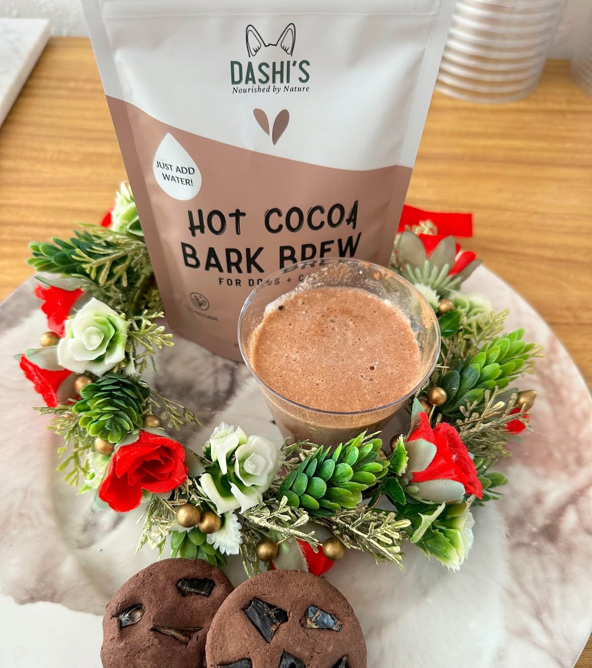 Hot Cocoa Bark Brew (Dogs & Cats)
