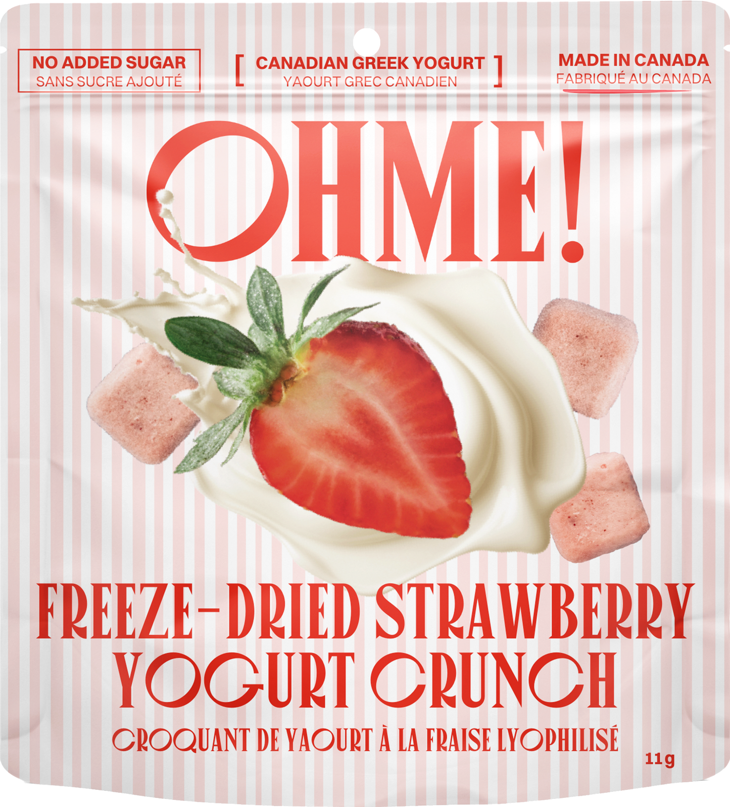 Freeze Dried Strawberry Yogurt Crunch 11g