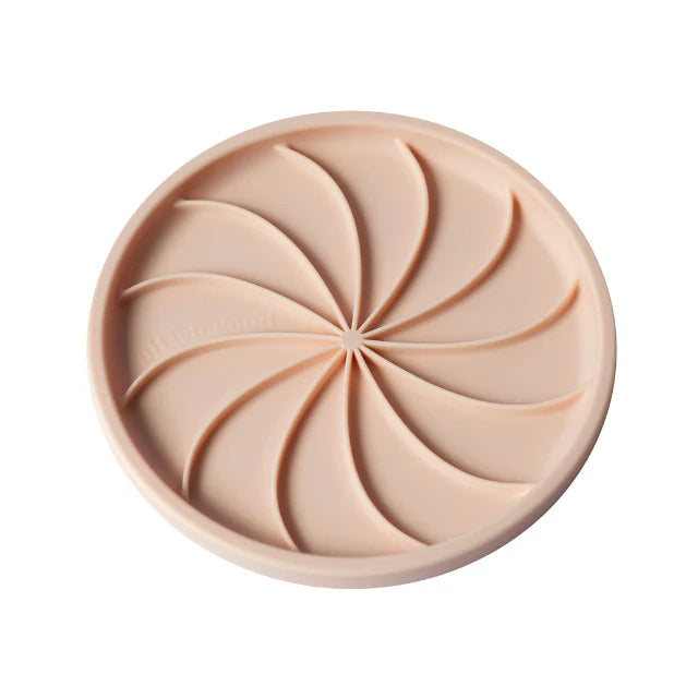 Wheelies lick mat & lid | peach