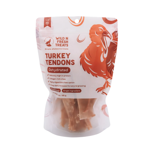 Dehydrated Turkey Tendons 3oz