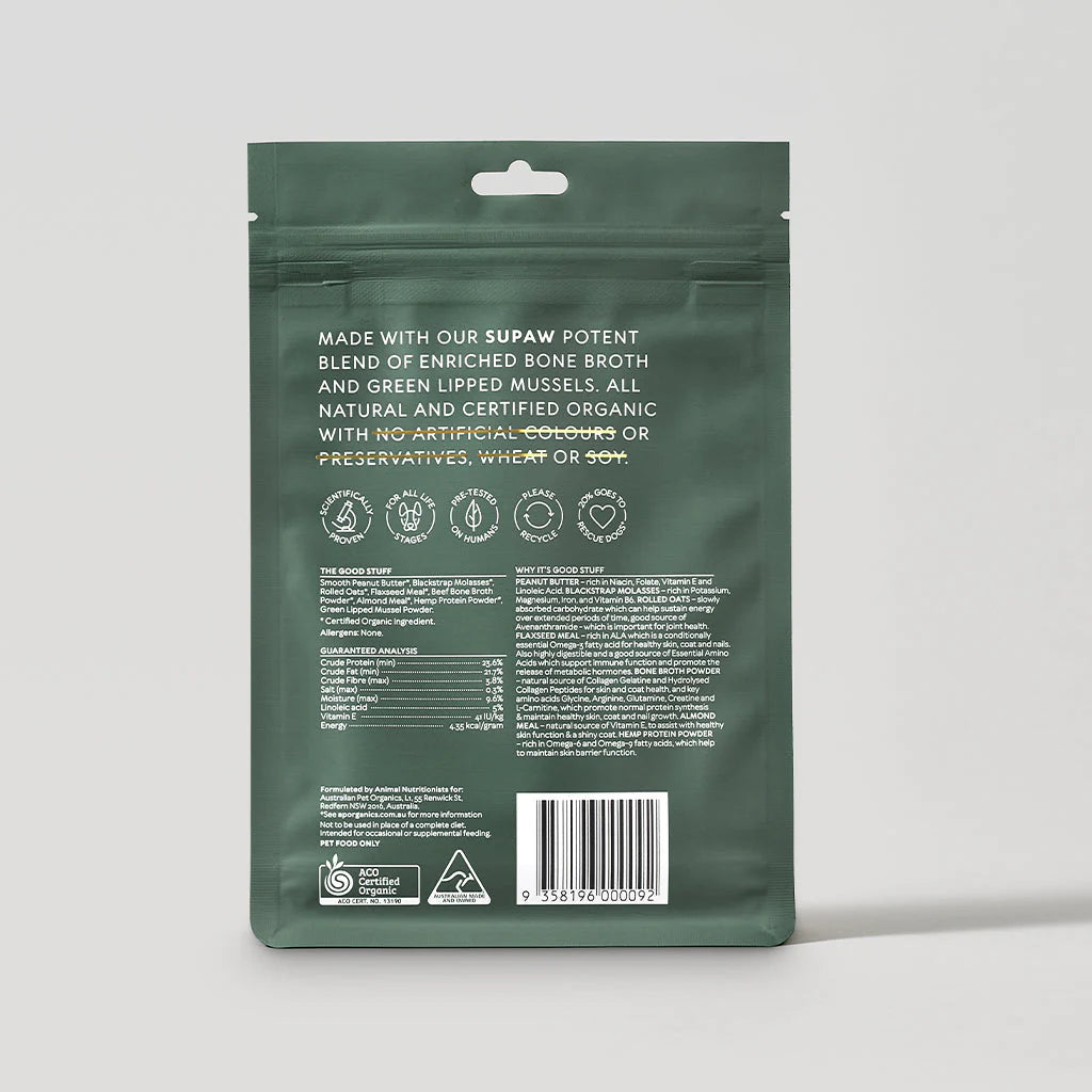 Australian Pet Organics有機皮毛和指甲護理零食 150克