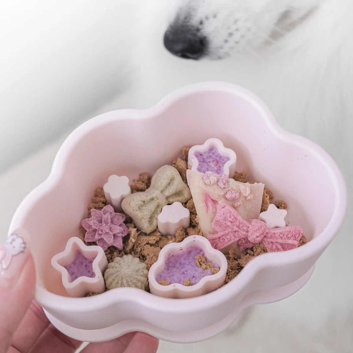 nimbus forage feeder in peony