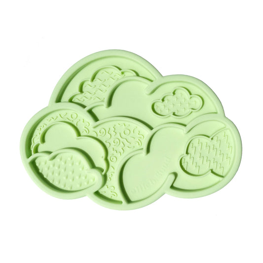 Cloud nine lick mat & lid | honeydew