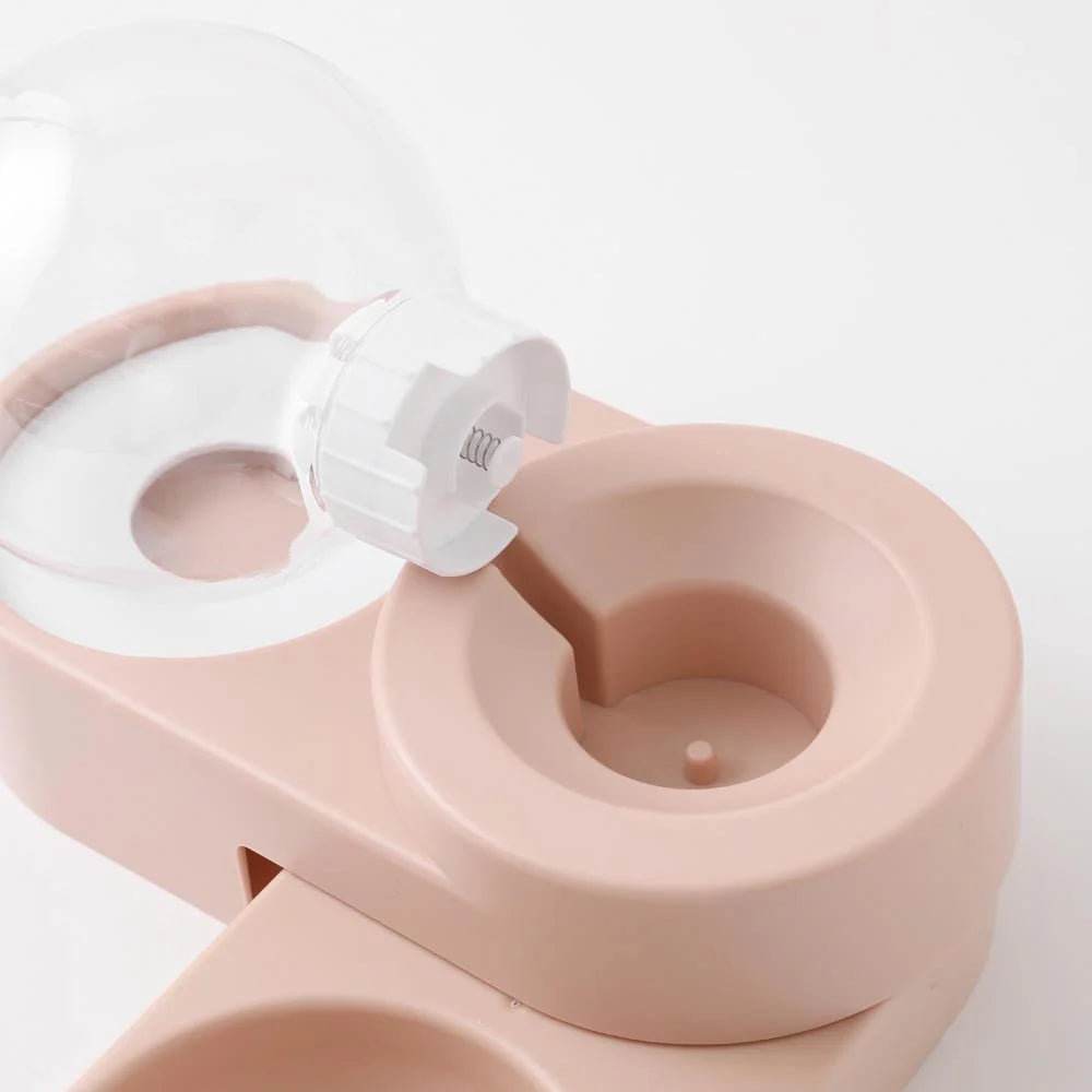 Moncheri 自動飲水機+食物碗