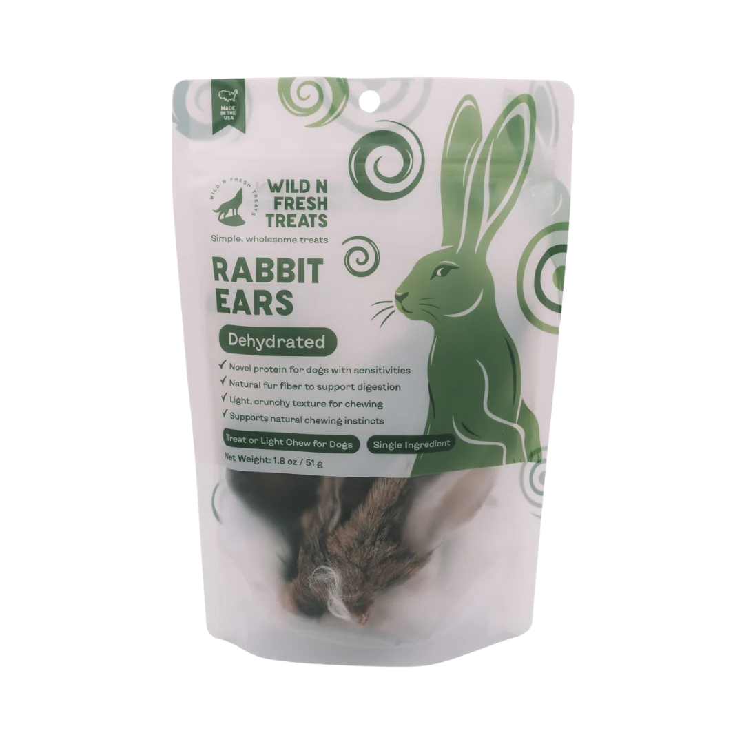 Dehydrated Rabbit Ears 6pcs