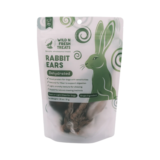 Dehydrated Rabbit Ears 6pcs