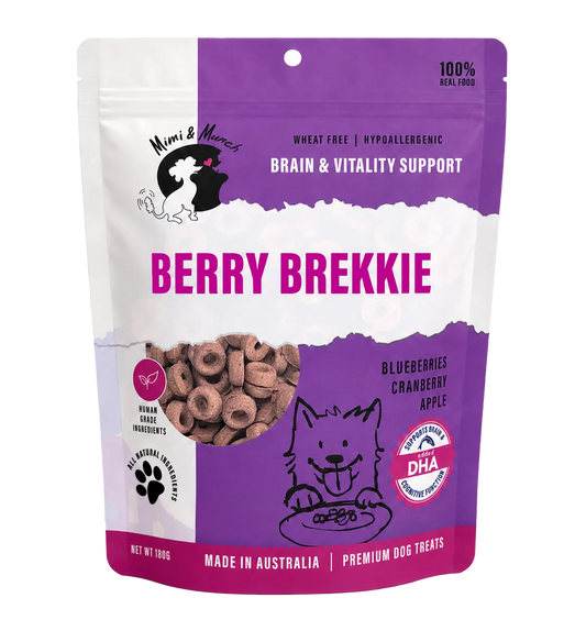 Berry Brekkies 天然狗狗零食180g(促進腦部發展)
