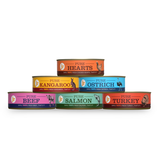 單一原肉伴食罐頭嚐鮮裝 6x80g