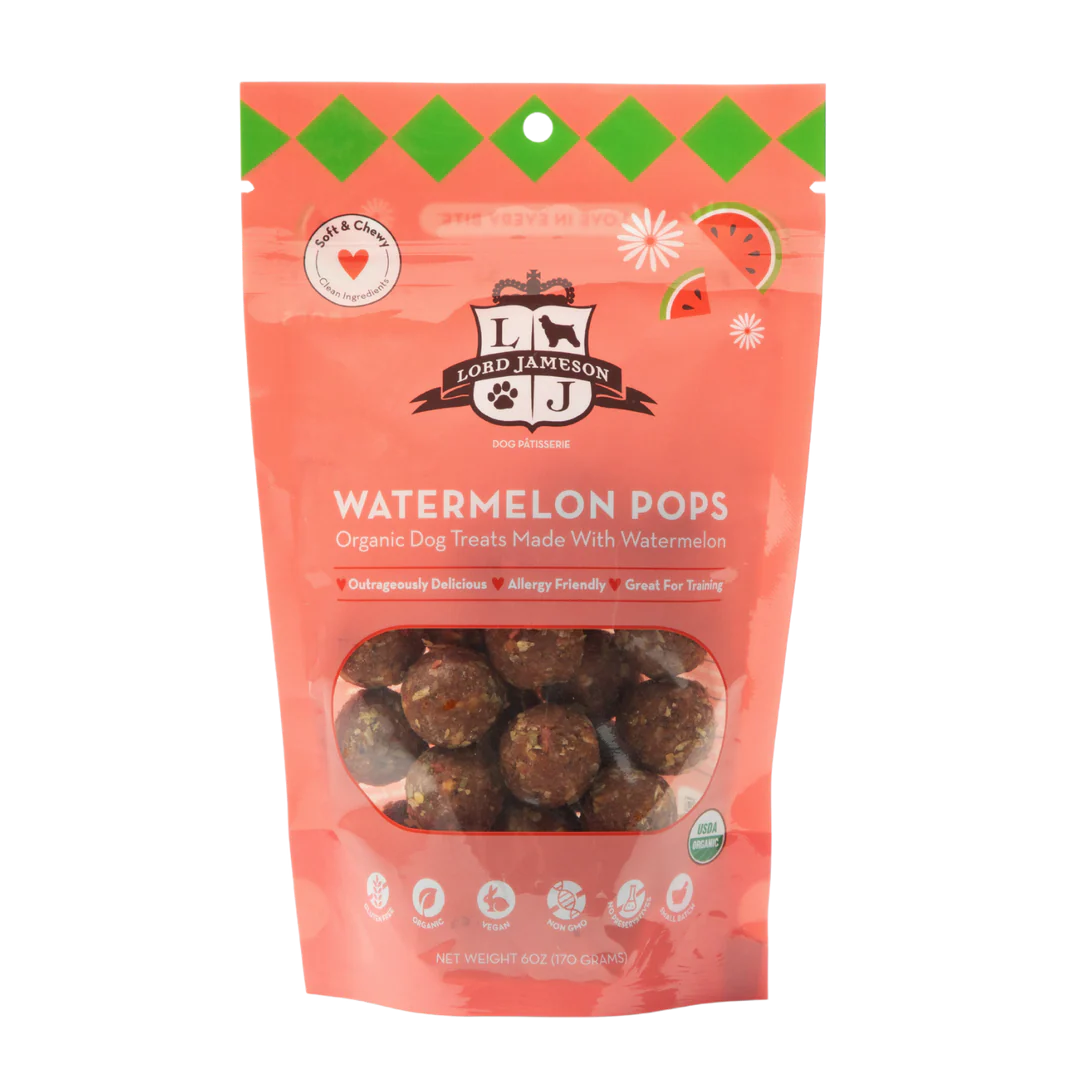 （預購) Lord Jameson西瓜味有機狗狗零食 170g
