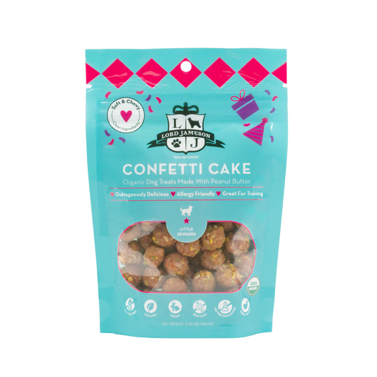 （預購) Lord Jameson小粒派對蛋糕有機狗狗零食85g