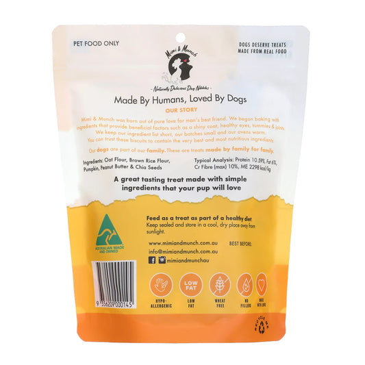 Mimi&Munch 花生醬餅乾純天然狗狗零食 90克